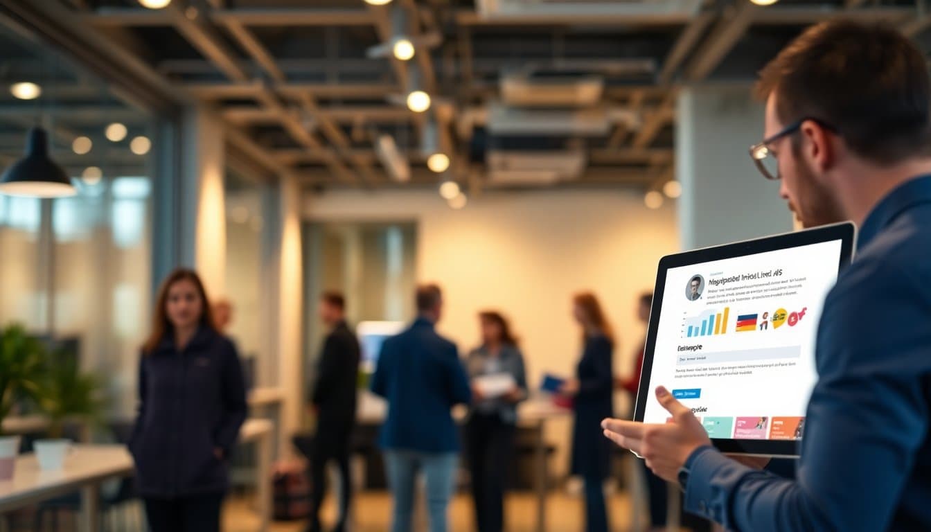 Générateur de leads B2B à Annecy : landing page + LinkedIn Ads