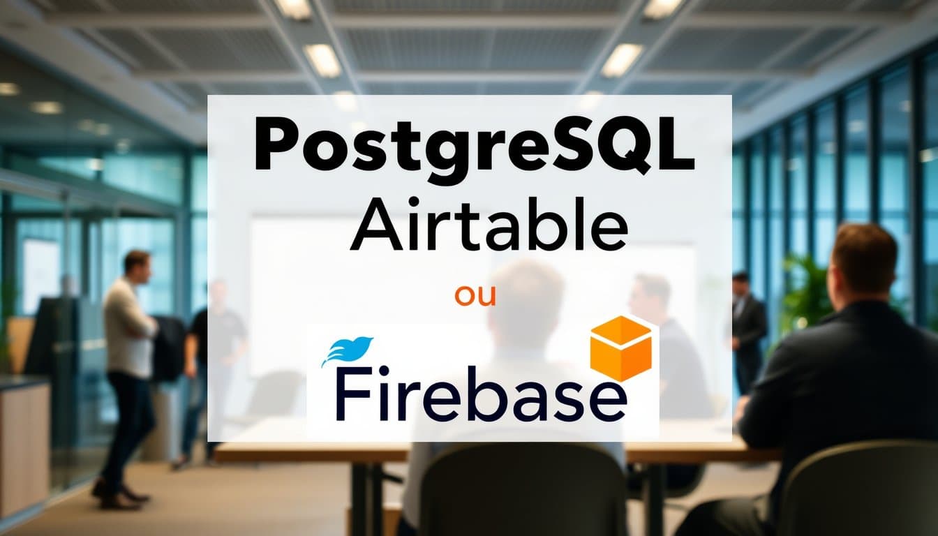Base de données no-code scalabilité : PostgreSQL vs Airtable vs Firebase